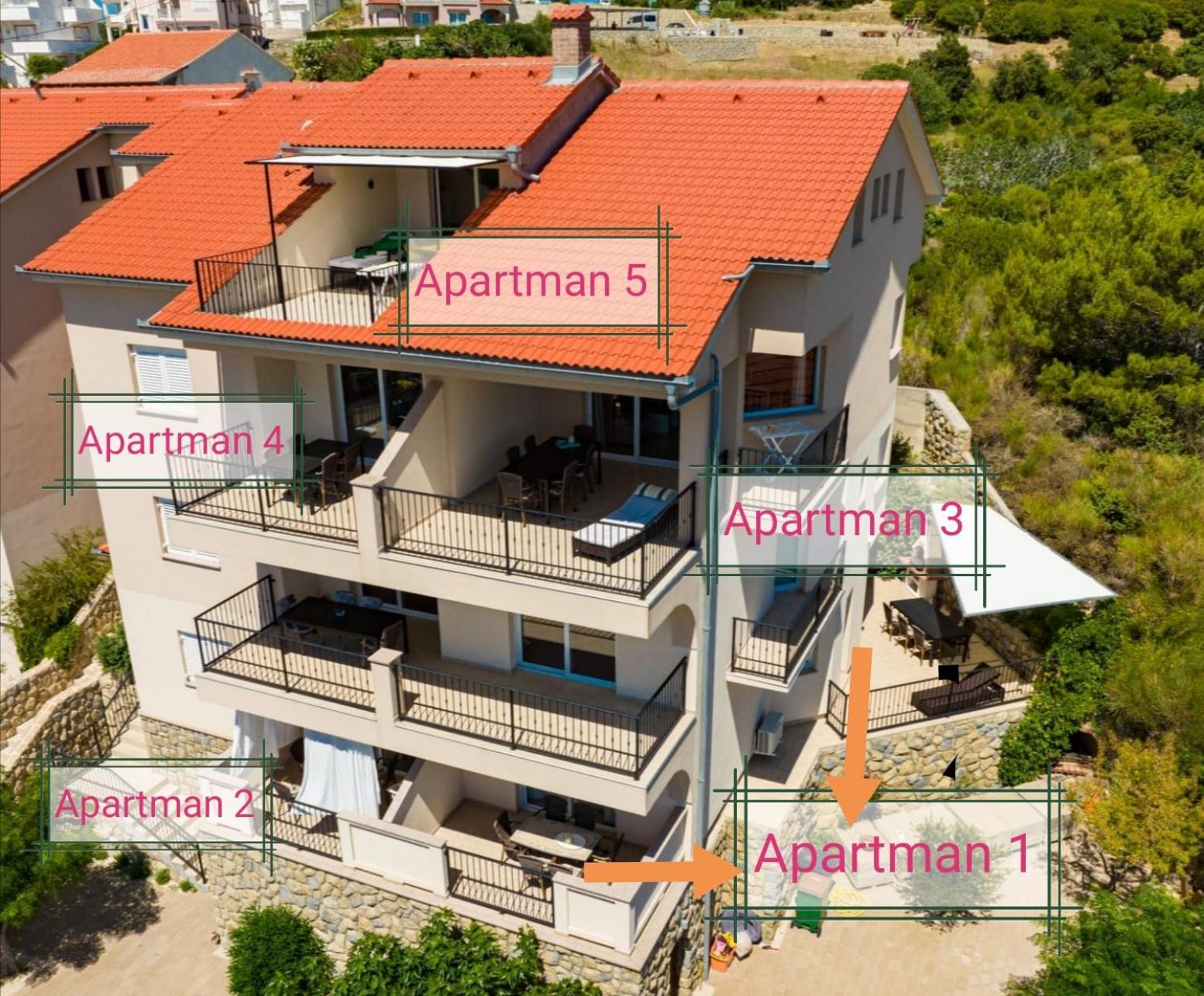 Haus Mit Meerblick Лопар Екстер'єр фото